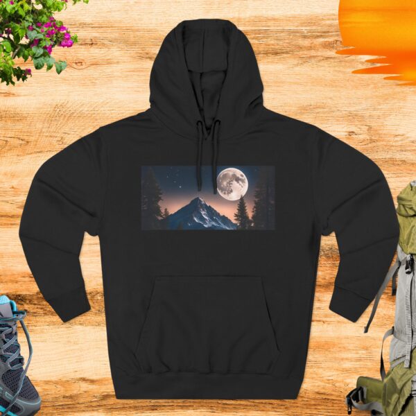 Nature by Night - Fleece Hoodie - Image 2