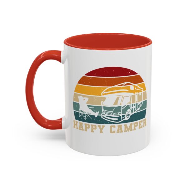 Mug - Happy Camper Design, Perfect for Outdoor Enthusiasts and Nature Lovers - Image 2