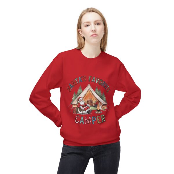 Santa's Favorite Camper Crewneck Sweatshirt - Image 8