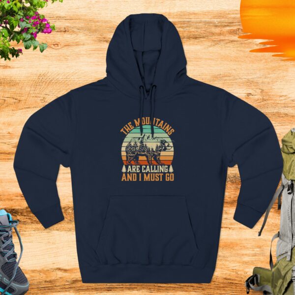 The Mountains Are Calling And I Must Go - Fleece Hoodie - Image 4