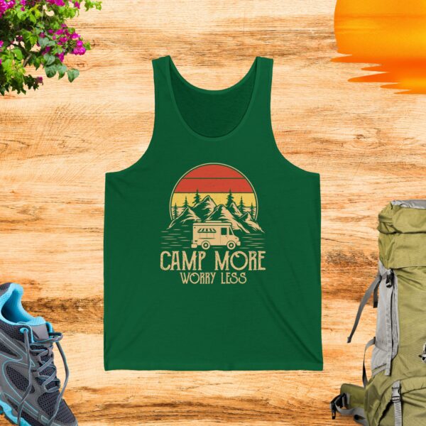 Camp More Worry Less - Tank Top - Image 3