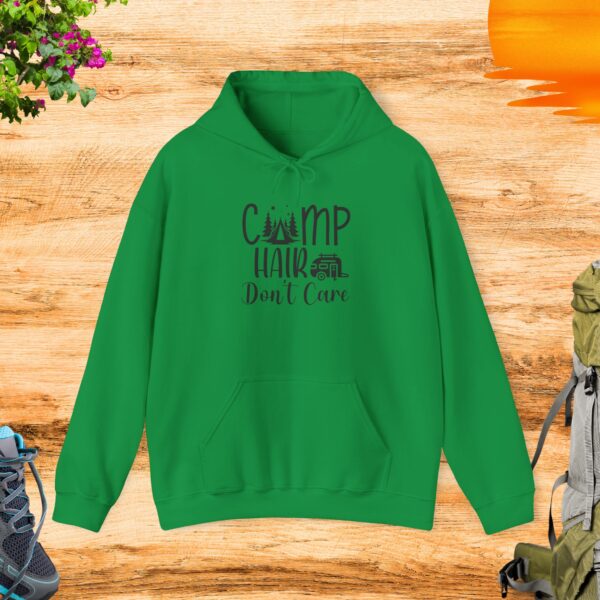 Camp Hair Don't Care Hoodie - Sweatshirt for Outdoor Lovers - Image 9