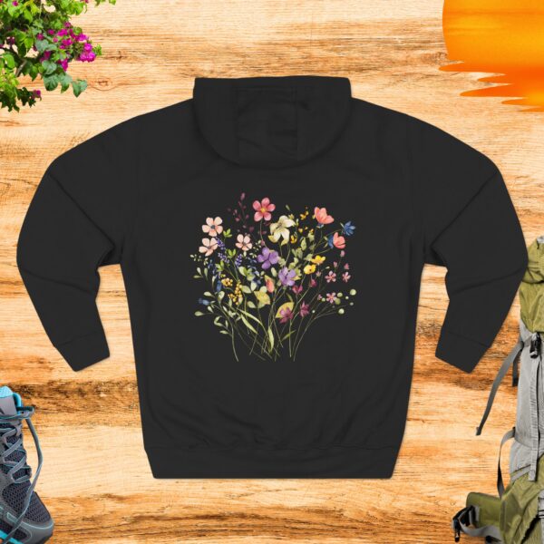 Floral Garden - Fleece Hoodie - Image 2