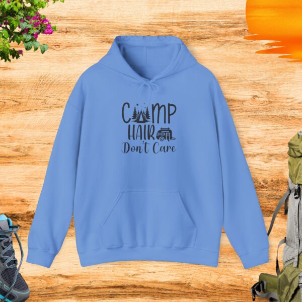 Camp Hair Don't Care Hoodie - Sweatshirt for Outdoor Lovers - Image 4