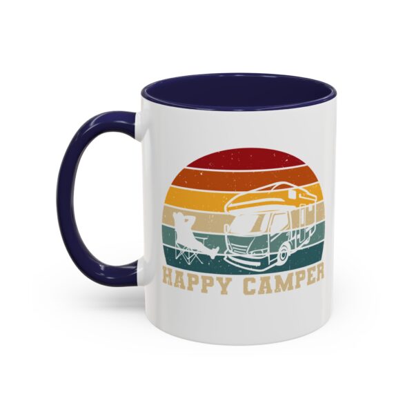 Mug - Happy Camper Design, Perfect for Outdoor Enthusiasts and Nature Lovers - Image 4