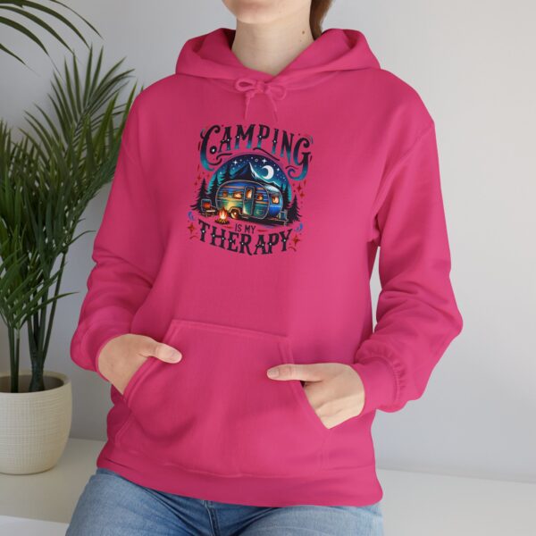 Camping Therapy Hoodie - Unisex - Image 7