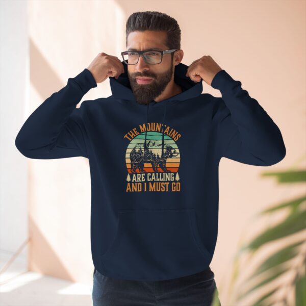 The Mountains Are Calling And I Must Go - Fleece Hoodie - Image 5