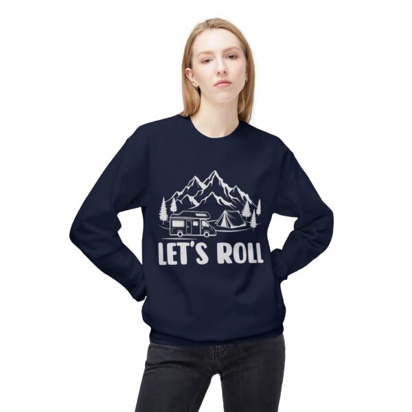 Let's Roll- Unisex Midweight Softstyle Fleece Crewneck Sweatshirt - Image 5