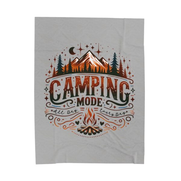 Camping Mode Velveteen Plush Blanket - Perfect for Outdoor Lovers & Comfort Seekers - Image 7