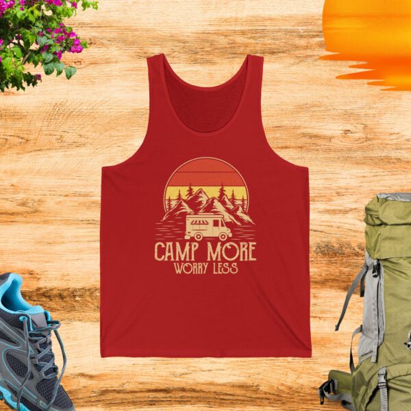 Camp More Worry Less - Tank Top - Image 5