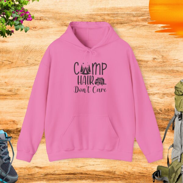 Camp Hair Don't Care Hoodie - Sweatshirt for Outdoor Lovers - Image 5