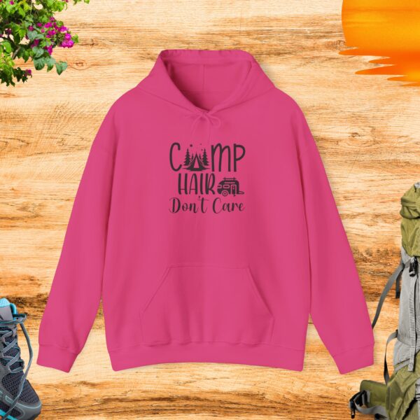 Camp Hair Don't Care Hoodie - Sweatshirt for Outdoor Lovers - Image 6