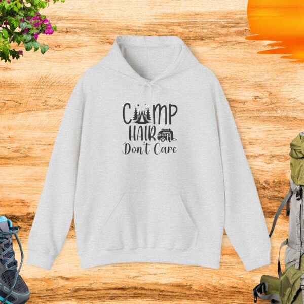 Camp Hair Don't Care Hoodie - Sweatshirt for Outdoor Lovers - Image 7