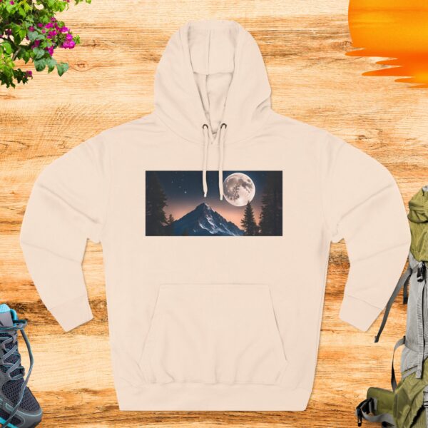 Nature by Night - Fleece Hoodie - Image 3