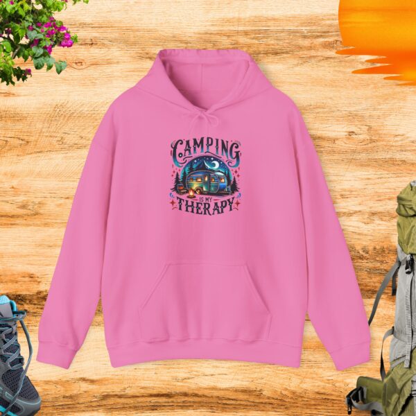 Camping Therapy Hoodie - Unisex - Image 5