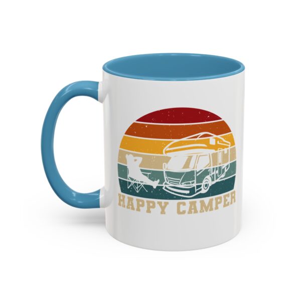 Mug - Happy Camper Design, Perfect for Outdoor Enthusiasts and Nature Lovers - Image 6