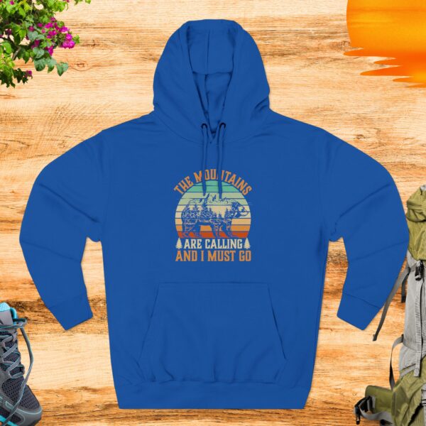 The Mountains Are Calling And I Must Go - Fleece Hoodie - Image 3