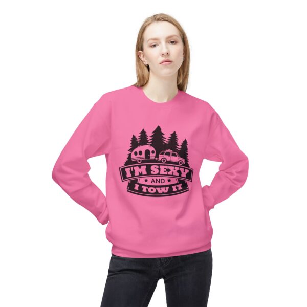 I am sexy and I tow it - Unisex Midweight Softstyle Fleece Crewneck Sweatshirt - Image 7