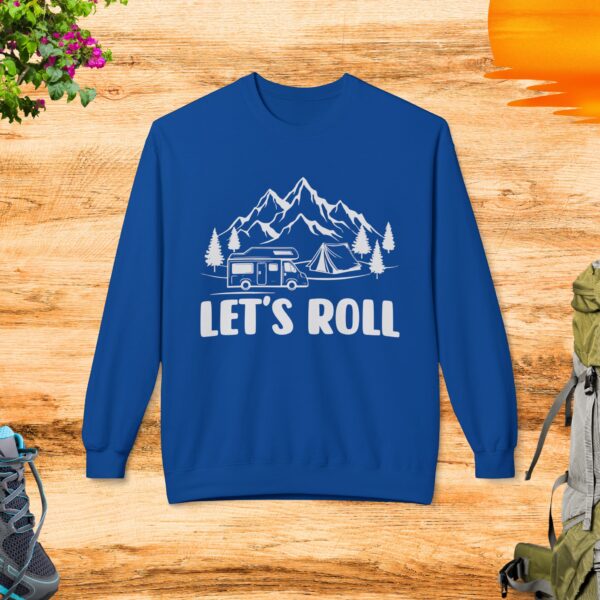 Let's Roll- Unisex Midweight Softstyle Fleece Crewneck Sweatshirt - Image 3