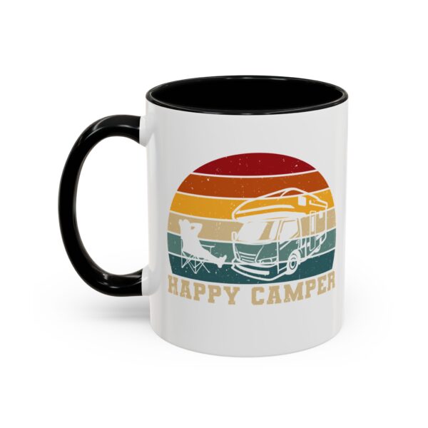 Mug - Happy Camper Design, Perfect for Outdoor Enthusiasts and Nature Lovers - Image 3