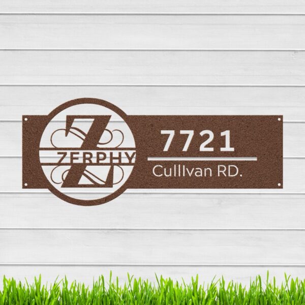 Personalized Custom Metal Address Sign - Image 6