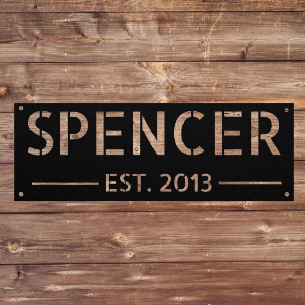 Personalized Metal Sign