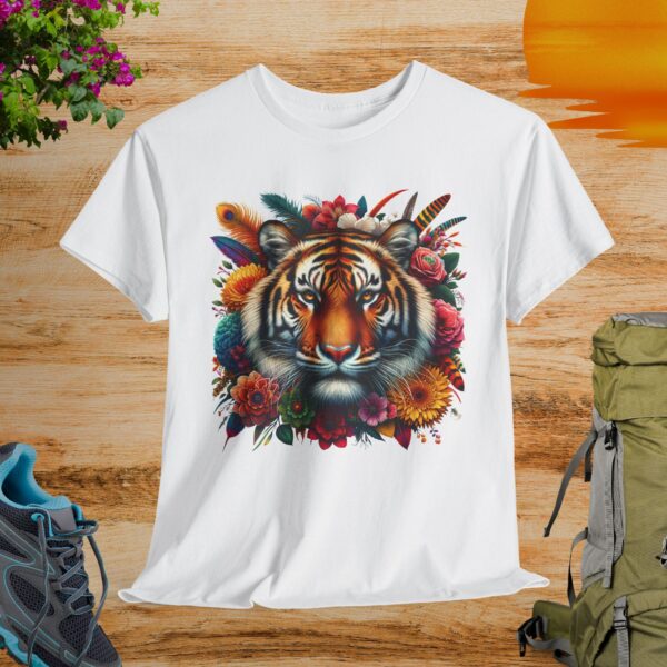 Tiger and Flowers Tee - Image 3