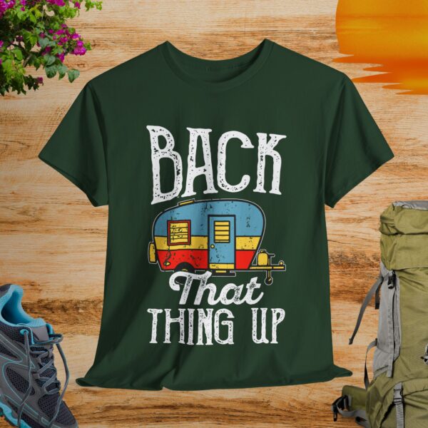 Back That Thing Up - Campfire Vibes Unisex Tee - Image 3