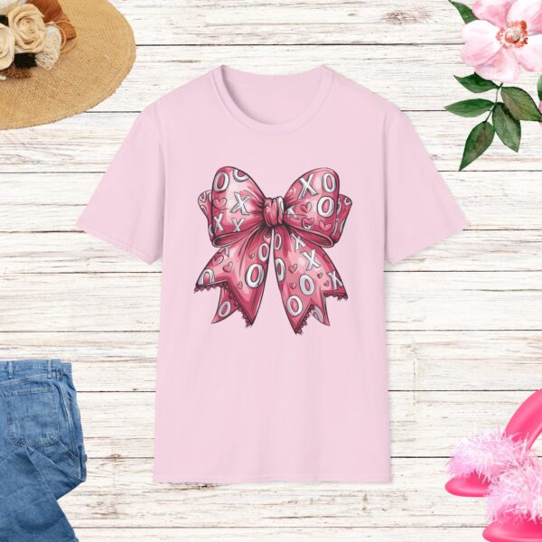 XOXO Valentine Coquette Bow Tee