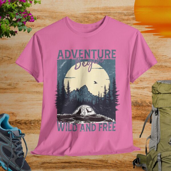 Adventure Wild and Free Unisex Tee - Image 5