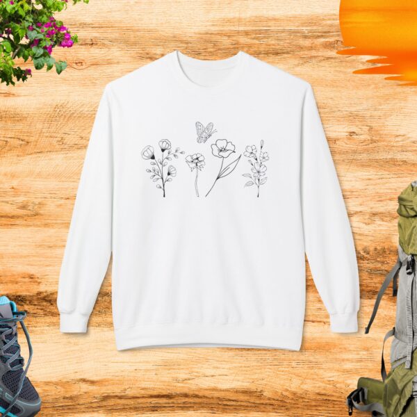 Floral Butterfly Sweatshirt