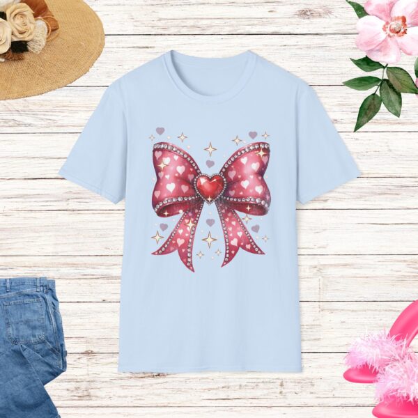 Valentine Coquette Bow T-Shirt - Image 4