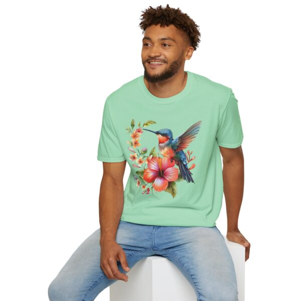 Bird and Flowers T-Shirt - Image 9