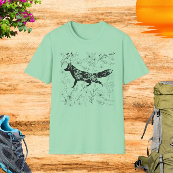 Vintage Folklore Fox T-Shirt - Image 3