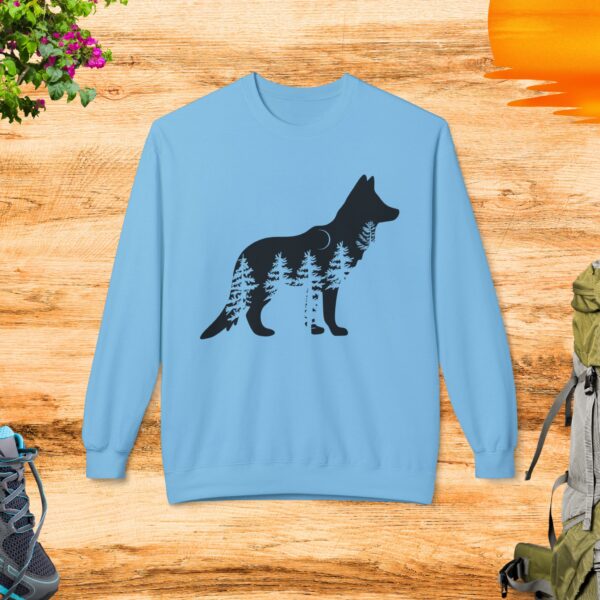 Fox In The Forest Crewneck Sweatshirt - Image 4