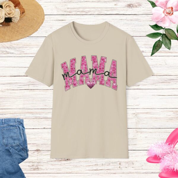 Valentine Mama Softstyle T-Shirt - Image 3