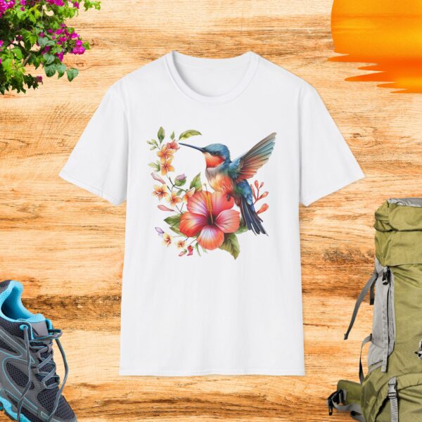 Bird and Flowers T-Shirt - Image 2