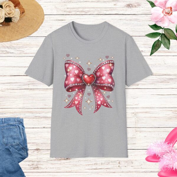 Valentine Coquette Bow T-Shirt - Image 5