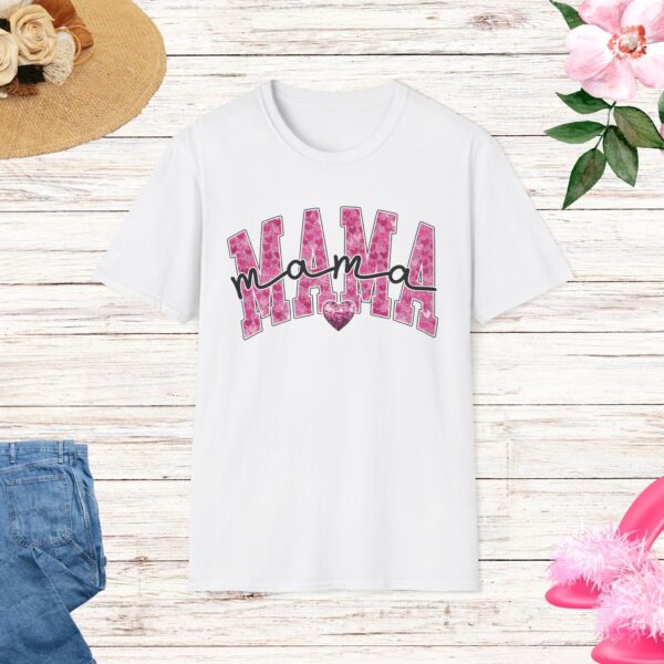 Valentine Mama Softstyle T-Shirt - Image 2