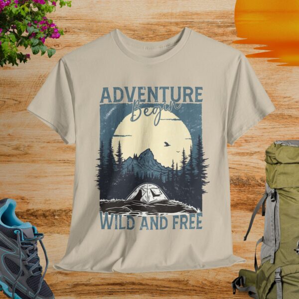 Adventure Wild and Free Unisex Tee - Image 6