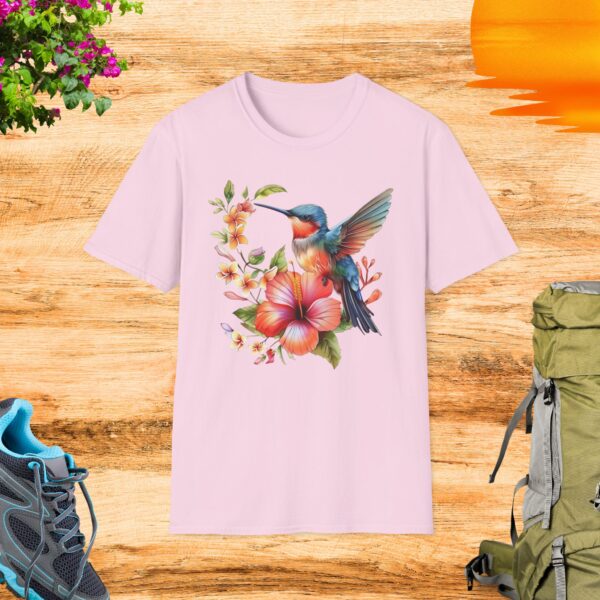 Bird and Flowers T-Shirt - Image 5