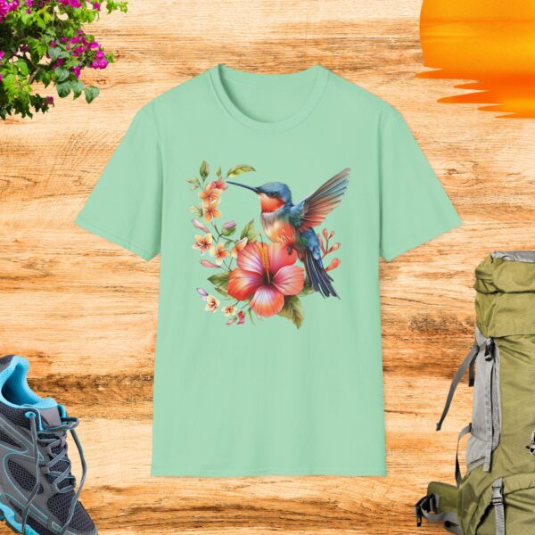 Bird and Flowers T-Shirt - Image 8