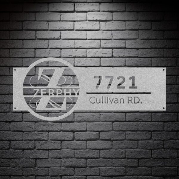 Personalized Custom Metal Address Sign - Image 4