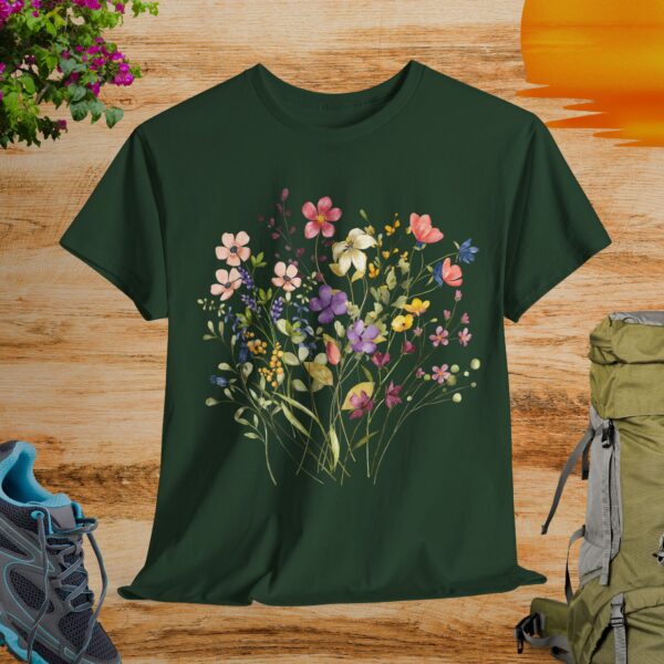 Floral Unisex Tee - Image 3