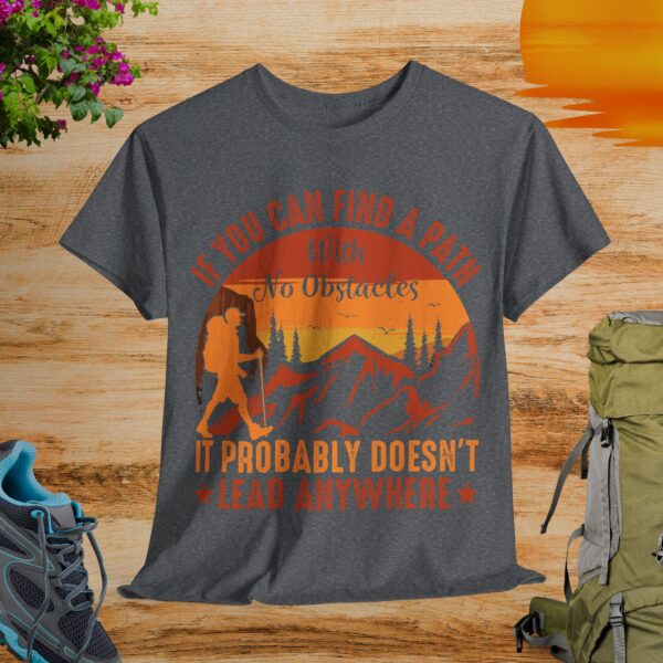 Hiking Tee - Unisex Heavy Cotton - Image 4