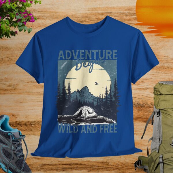 Adventure Wild and Free Unisex Tee - Image 3