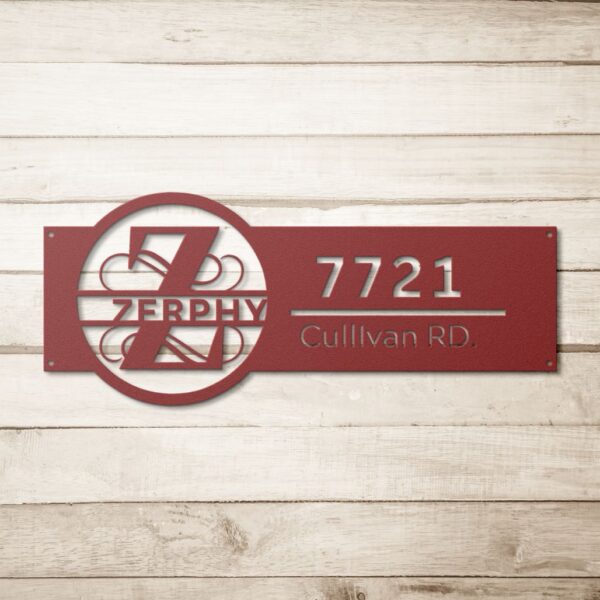 Personalized Custom Metal Address Sign - Image 5