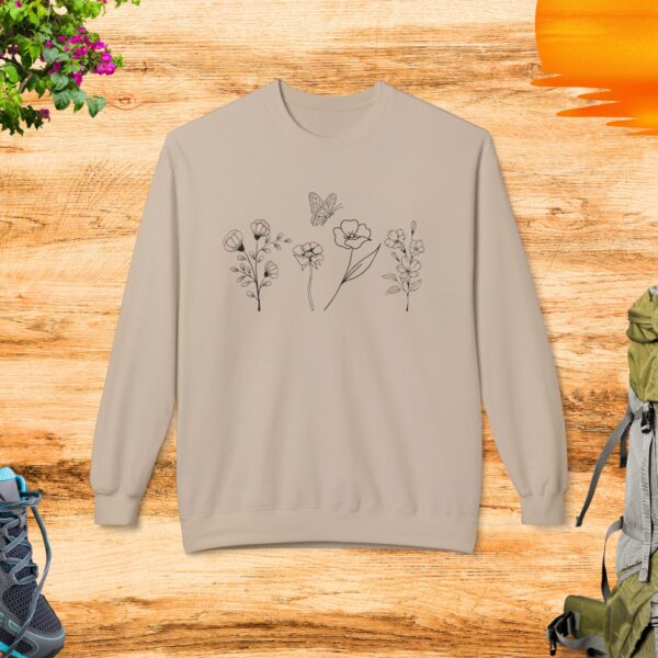 Floral Butterfly Sweatshirt - Image 2