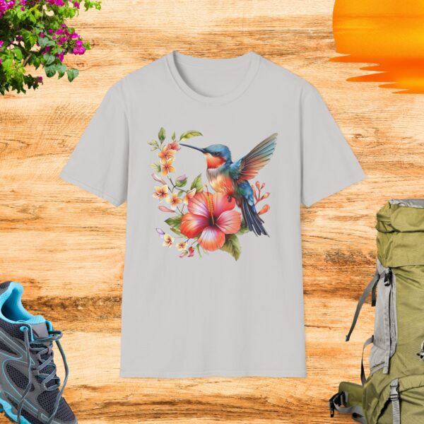 Bird and Flowers T-Shirt - Image 6