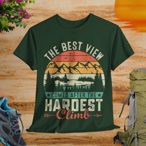 The Best View Comes After The Hardest Climb- Unisex Tee - Image 5